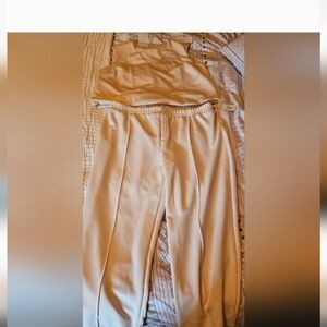 Beige Sleeveless Top and Pants Set